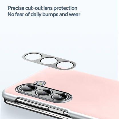 For Samsung Galaxy Z Fold5 SULADA Skin Feel Liquid Leather Shockproof Phone Case(Pink) - Galaxy Z Fold5 Cases by SULADA | Online Shopping UK | buy2fix