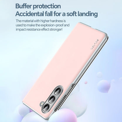 For Samsung Galaxy Z Fold4 SULADA Skin Feel Liquid Leather Shockproof Phone Case(White) - Galaxy Z Fold4 5G Cases by SULADA | Online Shopping UK | buy2fix