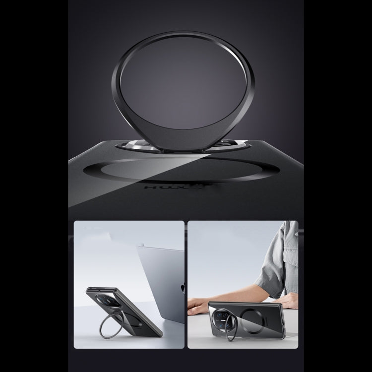 For Huawei Mate X5 Integrated MagSafe Metal Lens Holder PC Electroplating Phone Case(Silver) - Huawei Cases by buy2fix | Online Shopping UK | buy2fix
