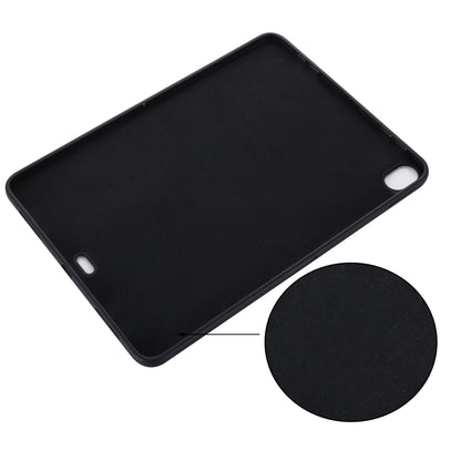 For iPad Air 13 2024 Pure Color Liquid Silicone Shockproof Tablet Case(Black) - iPad Air 13 2024 Cases by buy2fix | Online Shopping UK | buy2fix