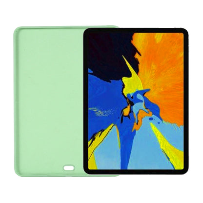 For iPad Air 13 2024 Pure Color Liquid Silicone Shockproof Tablet Case(Green) - iPad Air 13 2024 Cases by buy2fix | Online Shopping UK | buy2fix