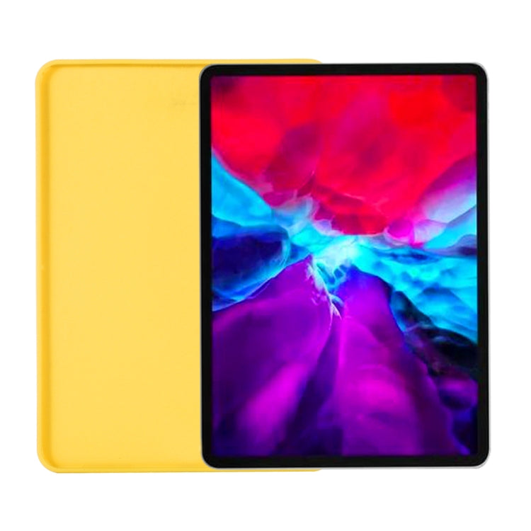 For iPad Pro 13 2025 / 2024 Pure Color Liquid Silicone Shockproof Tablet Case(Yellow) by buy2fix