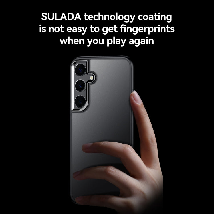 For Samsung Galaxy S24 Ultra 5G 5G SULADA Skin Feel Matte Shockproof Phone Case(Black) - Galaxy S24 Ultra 5G Cases by SULADA | Online Shopping UK | buy2fix