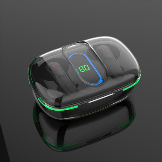 Pro 70+ Intelligent Digital Display V5.3 Bluetooth Earphones Bass Stereo Audio(Black) by buy2fix