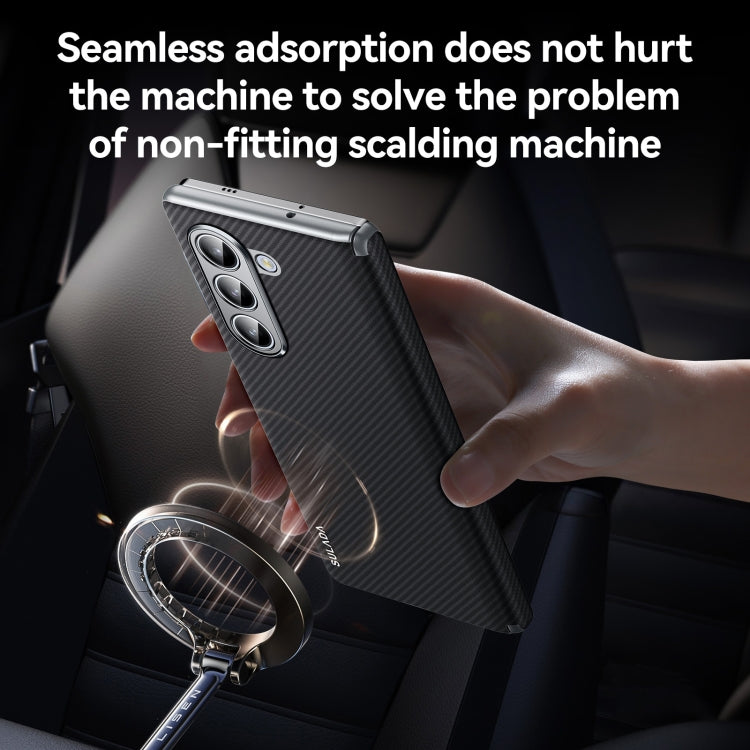 For Samsung Galaxy Z Fold6 SULADA 600D Kevlar Texture PC Shockproof Phone Case(Purple) - Galaxy Z Fold6 5G Cases by SULADA | Online Shopping UK | buy2fix