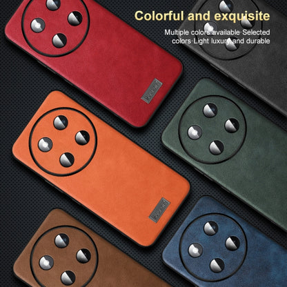 For Honor 200 SULADA Shockproof TPU Hybrid Handmade Leather Phone Case(Red) - Honor Cases by SULADA | Online Shopping UK | buy2fix