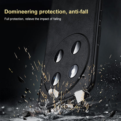 For Honor 200 SULADA Shockproof TPU Hybrid Handmade Leather Phone Case(Orange) - Honor Cases by SULADA | Online Shopping UK | buy2fix