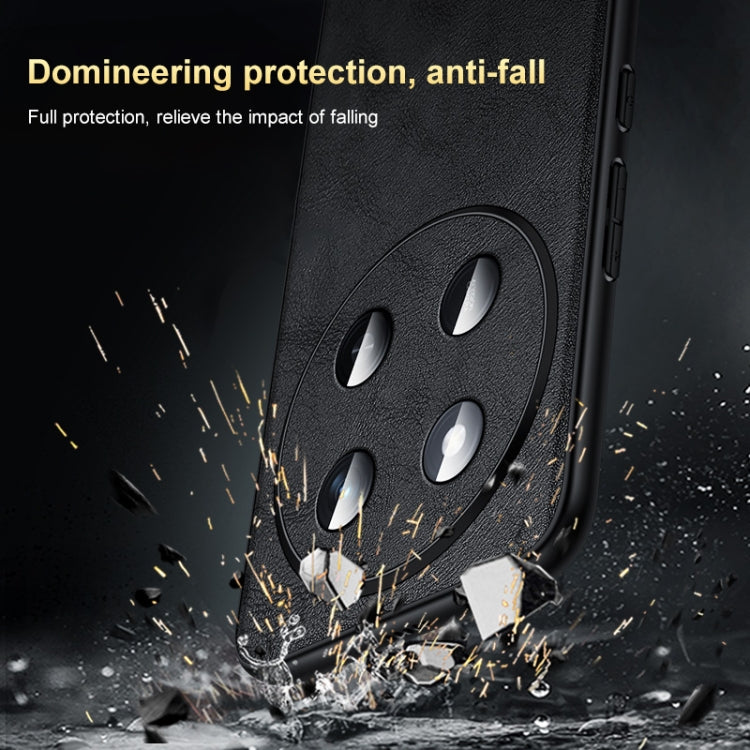 For Honor 200 Pro SULADA Shockproof TPU Hybrid Handmade Leather Phone Case(Orange) - Honor Cases by SULADA | Online Shopping UK | buy2fix