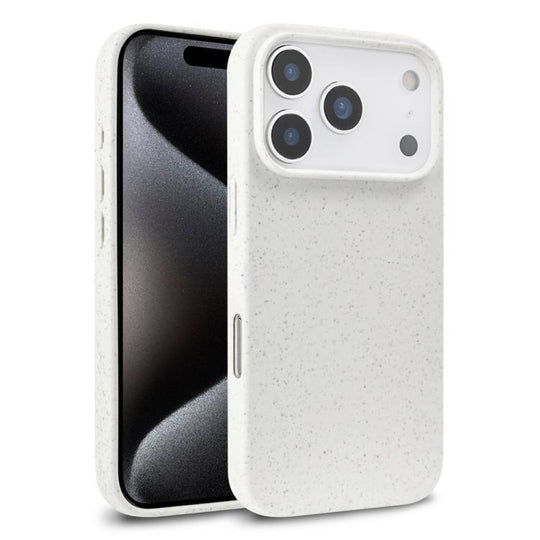 For iPhone 18 Pro Wheat Straw TPU Phone Case(White)