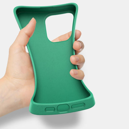 For iPhone 16e Wheat Straw TPU Phone Case(Army Green) - iPhone 16e Cases by buy2fix | Online Shopping UK | buy2fix