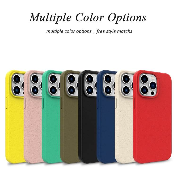 For iPhone 16e Wheat Straw TPU Phone Case(Red) - iPhone 16e Cases by buy2fix | Online Shopping UK | buy2fix