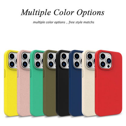 For iPhone 16e Wheat Straw TPU Phone Case(Red) - iPhone 16e Cases by buy2fix | Online Shopping UK | buy2fix