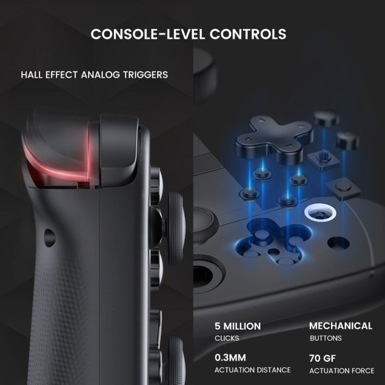 GameSir LeadJoy M1B USB-C / Type-C Port Mobile Game Controller For iPhone(Black) - Controller Gamepad by GameSir | Online Shopping UK | buy2fix