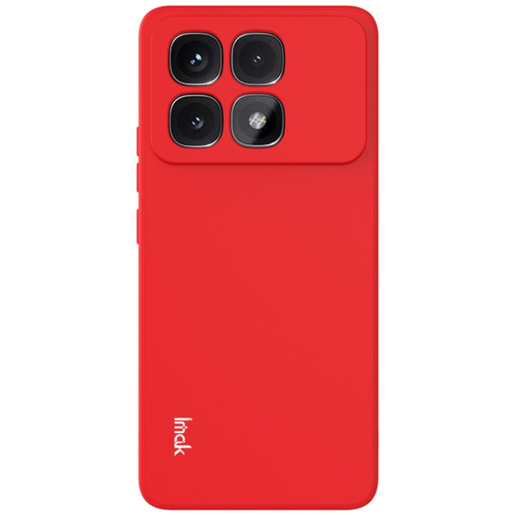 For Redmi K70 Ultra 5G IMAK UC-4 Series Straight Edge TPU Soft Phone Case(Red) - Xiaomi Cases by imak | Online Shopping UK | buy2fix