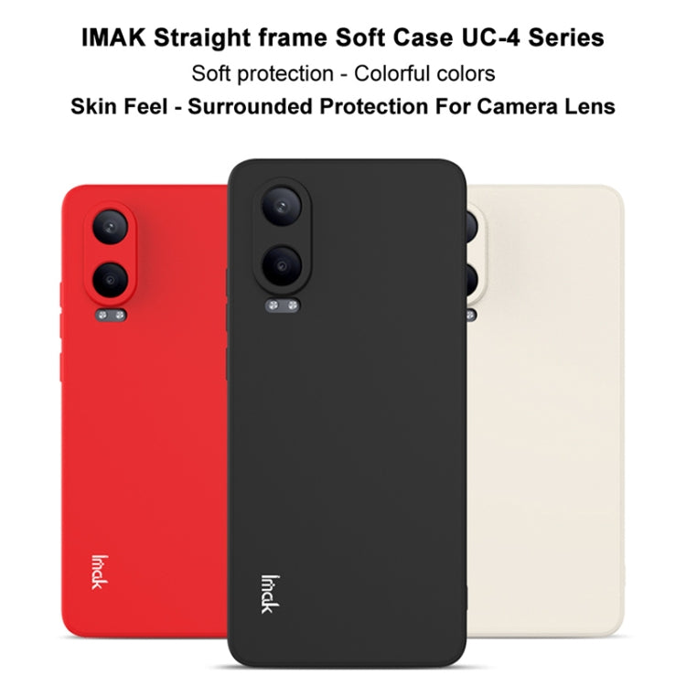 For OPPO K12x imak UC-4 Series Straight Edge TPU Phone Case(Black) - OPPO Cases by imak | Online Shopping UK | buy2fix