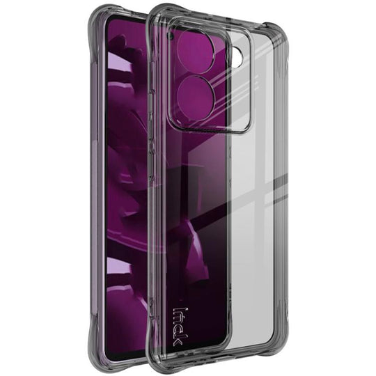 For Xiaomi POCO M7 Pro 5G imak Shockproof Airbag TPU Phone Case(Transparent Black)