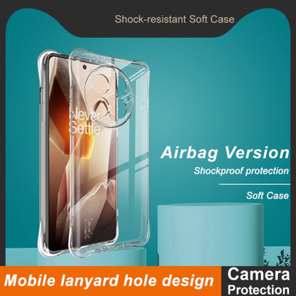 For OnePlus 13 5G imak Shockproof Airbag TPU Phone Case(Transparent) by imak