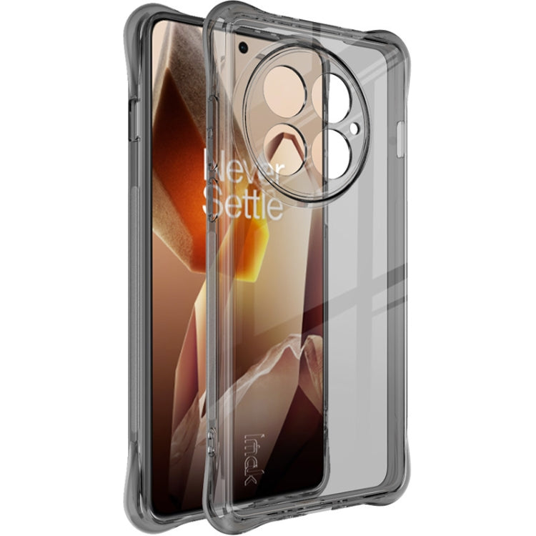 For OnePlus 13 5G imak Shockproof Airbag TPU Phone Case(Transparent Black) by imak