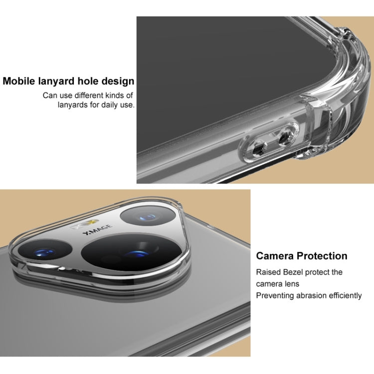 For OnePlus 13 5G imak Shockproof Airbag TPU Phone Case(Transparent) by imak