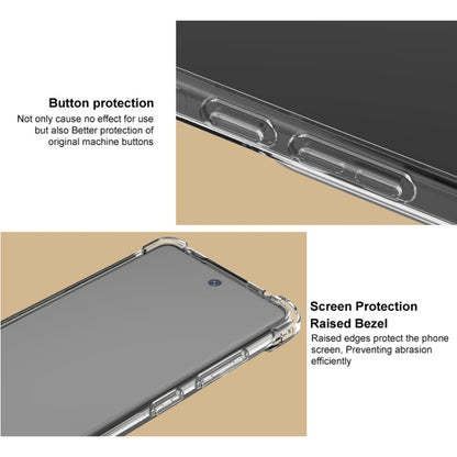 For OnePlus 13 5G imak Shockproof Airbag TPU Phone Case(Transparent Black) by imak