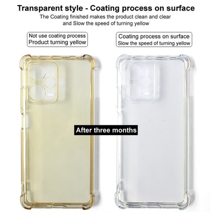 For OnePlus 13 5G imak Shockproof Airbag TPU Phone Case(Transparent Black) by imak