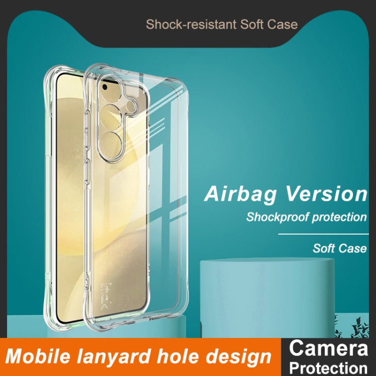 For Samsung Galaxy S25 5G imak Shockproof Airbag TPU Phone Case(Transparent) by imak