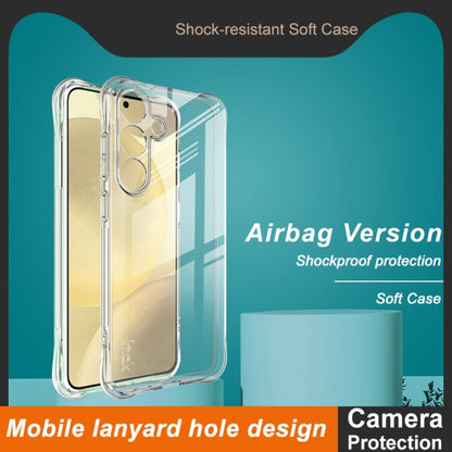 For Samsung Galaxy S25 5G imak Shockproof Airbag TPU Phone Case(Transparent) by imak