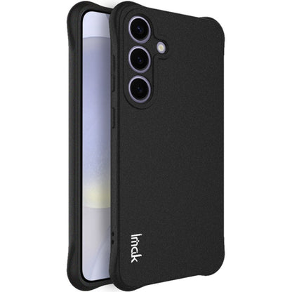 For Samsung Galaxy S25 5G imak Shockproof Airbag TPU Phone Case(Matte Black) by imak