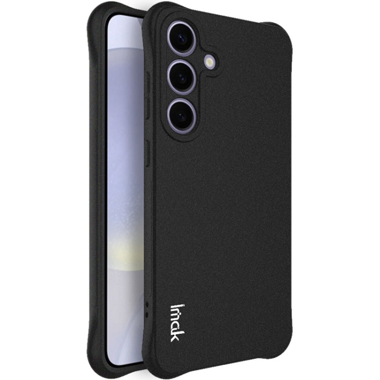 For Samsung Galaxy S25+ 5G imak Shockproof Airbag TPU Phone Case(Matte Black) by imak