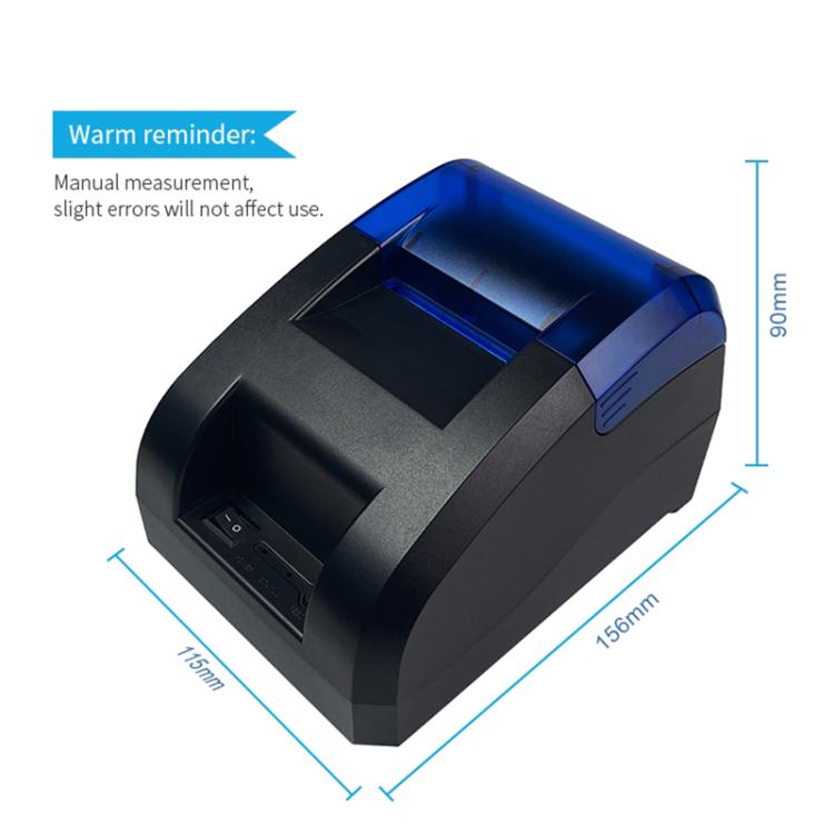 POS-5890U 58mm USB+Bluetooth Thermal Receipt Printer(EU Plug) by buy2fix