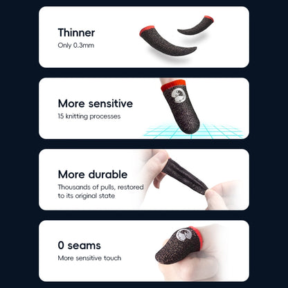 GameSir Talons 1 Pair Sweatproof Anti-slip Breathable Gaming Fingertips - Gaming Finger Sleeves by GameSir | Online Shopping UK | buy2fix