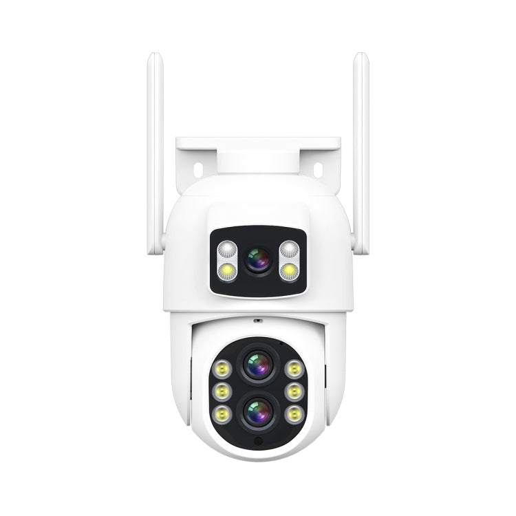 ESCAM QF500 5+5MP Motion Detection WiFi Intelligent 10X Optical Zoom Camera(EU Plug) - Dome Camera by ESCAM | Online Shopping UK | buy2fix