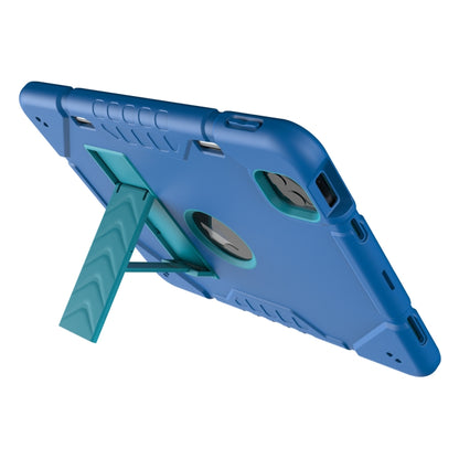 For iPad Pro 11 2022 / 2021 / 2020 Armor Holder Silicone Hybrid PC Tablet Case(Blue) by buy2fix