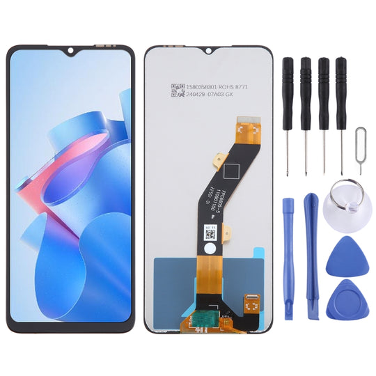 For itel P40 OEM LCD Screen with Digitizer Full Assembly