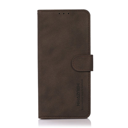 For Samsung Galaxy S25 Ultra 5G KHAZNEH Matte Texture Leather Phone Case(Brown) - Galaxy S25 Ultra 5G Cases by buy2fix | Online Shopping UK | buy2fix