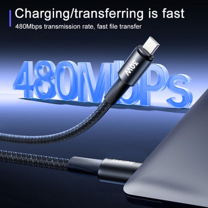 REMAX RC-C100 1.2m 30W Type-C to Type-C Fast Charging Braided Data Cable(White) - USB-C & Type-C Cable by REMAX | Online Shopping UK | buy2fix