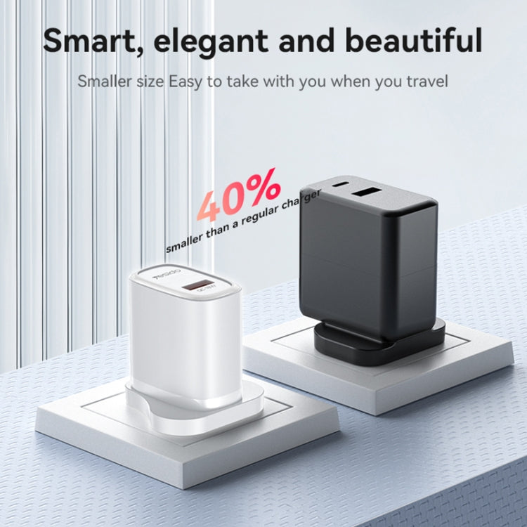 Yesido YC85C 18W USB Fast Charger with USB to USB-C / Type-C Cable, Specification:UK Plug(White) - USB Charger by Yesido | Online Shopping UK | buy2fix