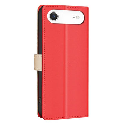 For iPhone Air Color Matching RFID Anti-theft Leather Phone Case(Red) - iPhone Air Cases by buy2fix | Online Shopping UK | buy2fix