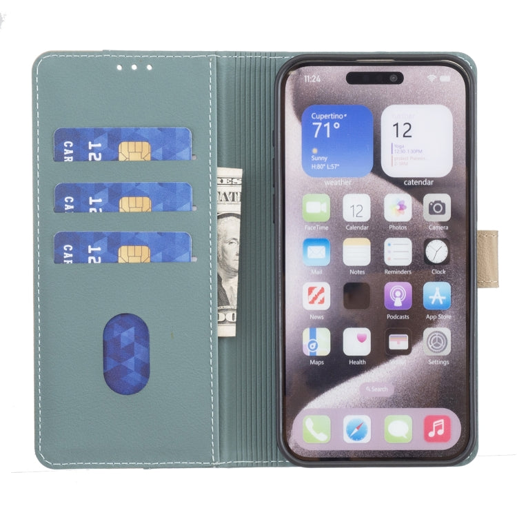 For Xiaomi Redmi K70 / K70 Pro Color Matching RFID Anti-theft Leather Phone Case(Green) - Xiaomi Cases by buy2fix | Online Shopping UK | buy2fix