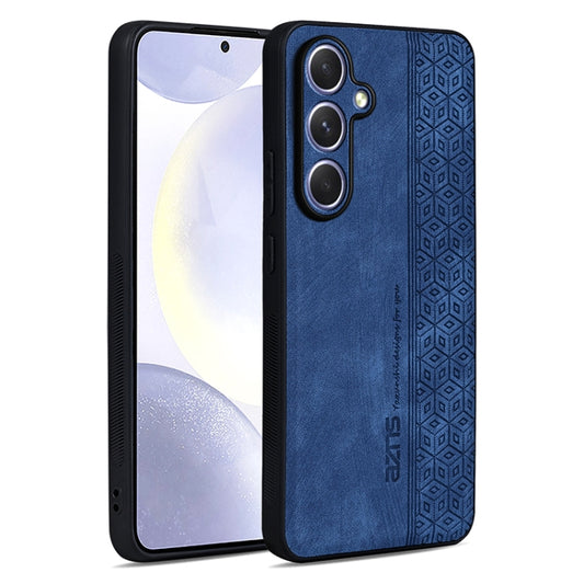 For Samsung Galaxy S25 5G AZNS 3D Embossed Skin Feel Phone Case(Sapphire Blue) - Galaxy S25 5G Cases by AZNS | Online Shopping UK | buy2fix