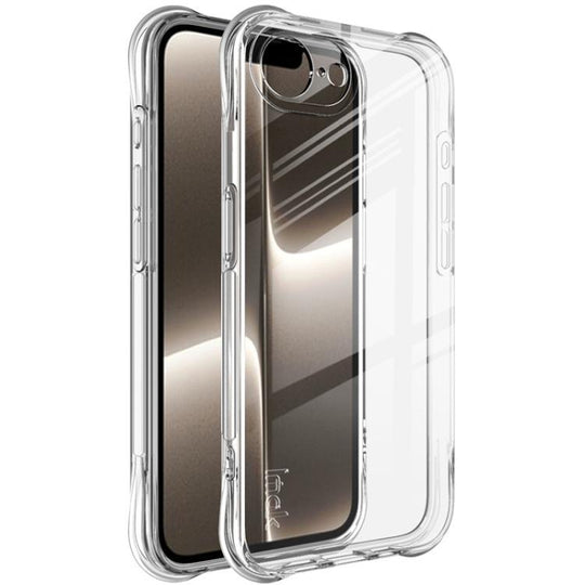 For iPhone 16e / 17e imak Shockproof Airbag TPU Phone Case(Transparent)