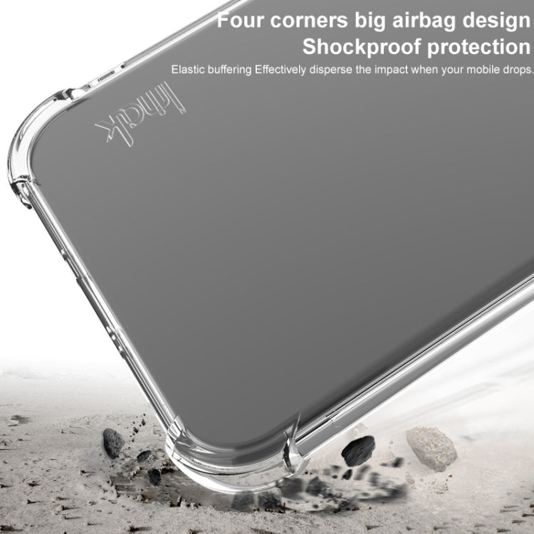 For iPhone 16 imak Shockproof Airbag TPU Phone Case(Transparent) - iPhone 16 Cases by imak | Online Shopping UK | buy2fix