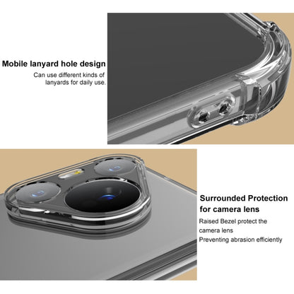For iPhone 16e imak Shockproof Airbag TPU Phone Case(Transparent) - iPhone 16e Cases by imak | Online Shopping UK | buy2fix