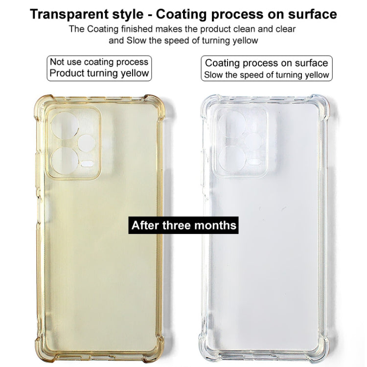 For iPhone 16e imak Shockproof Airbag TPU Phone Case(Transparent) - iPhone 16e Cases by imak | Online Shopping UK | buy2fix