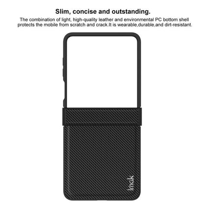 For Samsung Galaxy Z Flip7 5G imak Ruiyi Series Carbon Fiber PU + PC Phone Case - Galaxy Z Flip7 5G Cases by imak | Online Shopping UK | buy2fix