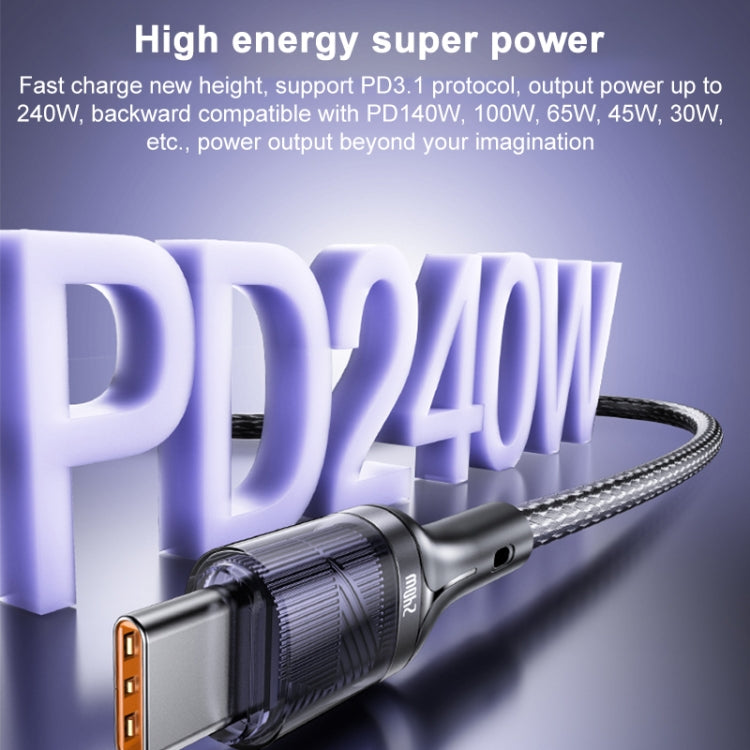 Yesido CA166 PD 240W USB-C / Type-C to USB-C / Type-C Super Fast Charging Data Cable, Length:1.2m(Black) - USB-C & Type-C Cable by Yesido | Online Shopping UK | buy2fix