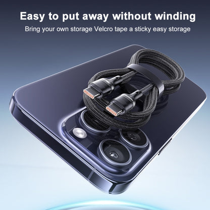 Yesido CA166 PD 240W USB-C / Type-C to USB-C / Type-C Super Fast Charging Data Cable, Length:1.2m(Black) - USB-C & Type-C Cable by Yesido | Online Shopping UK | buy2fix