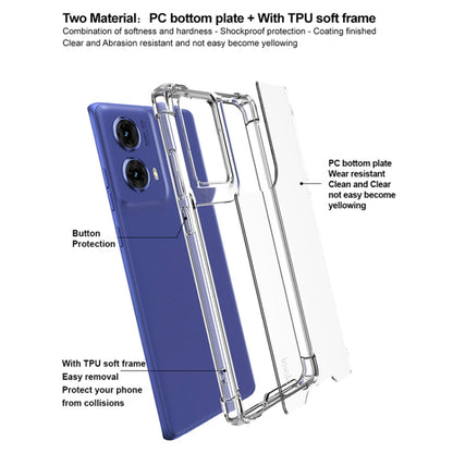 For Motorola Moto G85 5G IMAK Space Shield PC + TPU Airbag Shockproof Phone Case(Transparent) - Motorola Cases by imak | Online Shopping UK | buy2fix