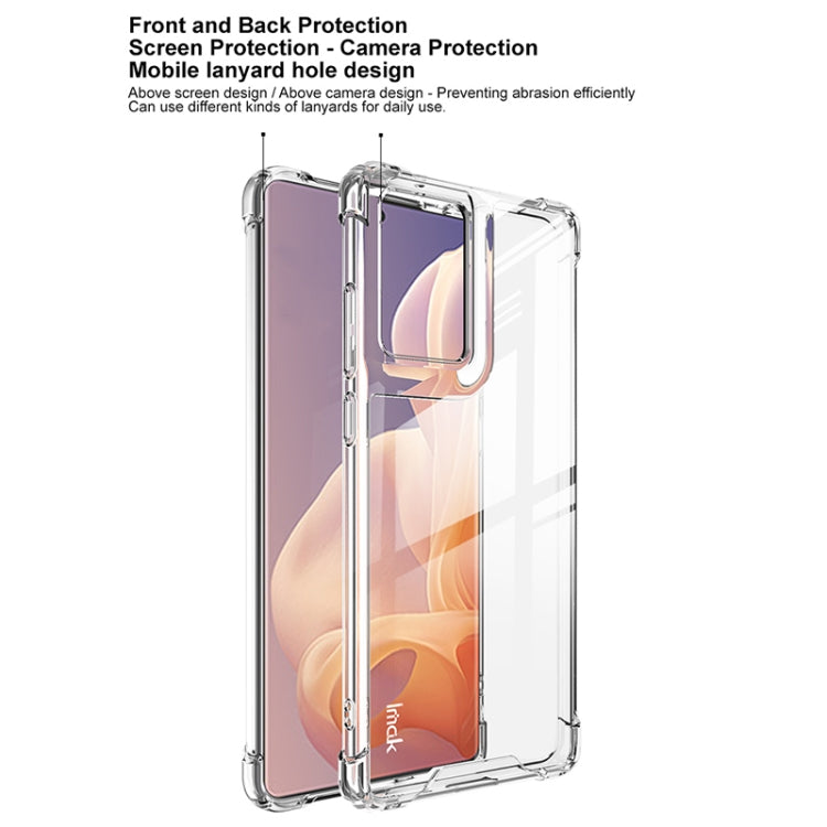 For Motorola Moto G85 5G IMAK Space Shield PC + TPU Airbag Shockproof Phone Case(Transparent) - Motorola Cases by imak | Online Shopping UK | buy2fix