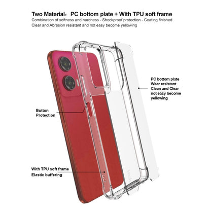 For Motorola Moto G35 5G IMAK Space Shield PC + TPU Airbag Shockproof Phone Case(Transparent) - Motorola Cases by imak | Online Shopping UK | buy2fix